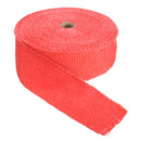 15M Red Exhaust Header Manifold Pipe Insulating Wrap Heat Tape + 5 Zip Tie