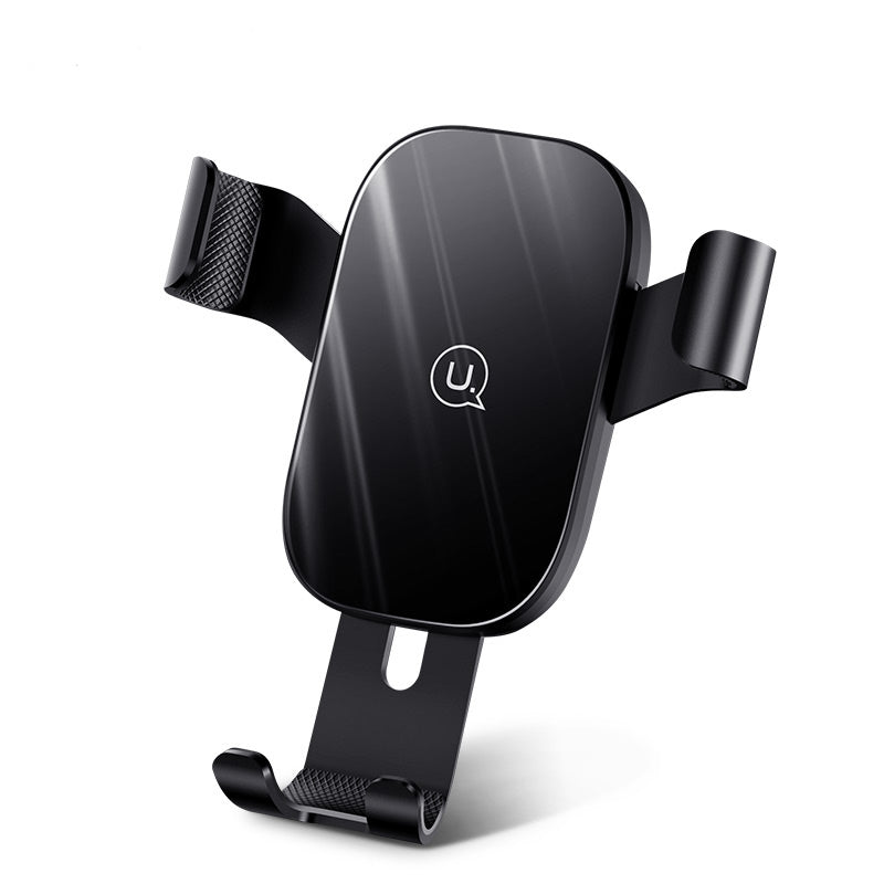 USAMS Gravity Linkage Automatic Lock Air Vent Car Phone Holder For 4.5-6.5 Inch iPhone 11 Samsung Galaxy Note 10