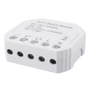 MoesHouse 90V-130V Wifi Smart Light Switch Diy Breaker Module Smart Life/Tuya APP Remote Control Works with Alexa Echo Google Home 2 Way Switch