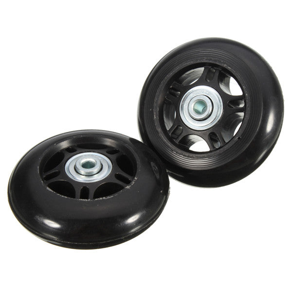 2pcs Luggage Suitcase Replacement Wheels Axles Repair Parts 7522mm