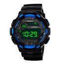 HONHX 71-66F Men Camouflage Fashion Sport Style Luminous Display Digital Watch