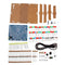 DIY 51 MCU 4 Heart-shaped LED Flash Electronic Kit With Music and Case
