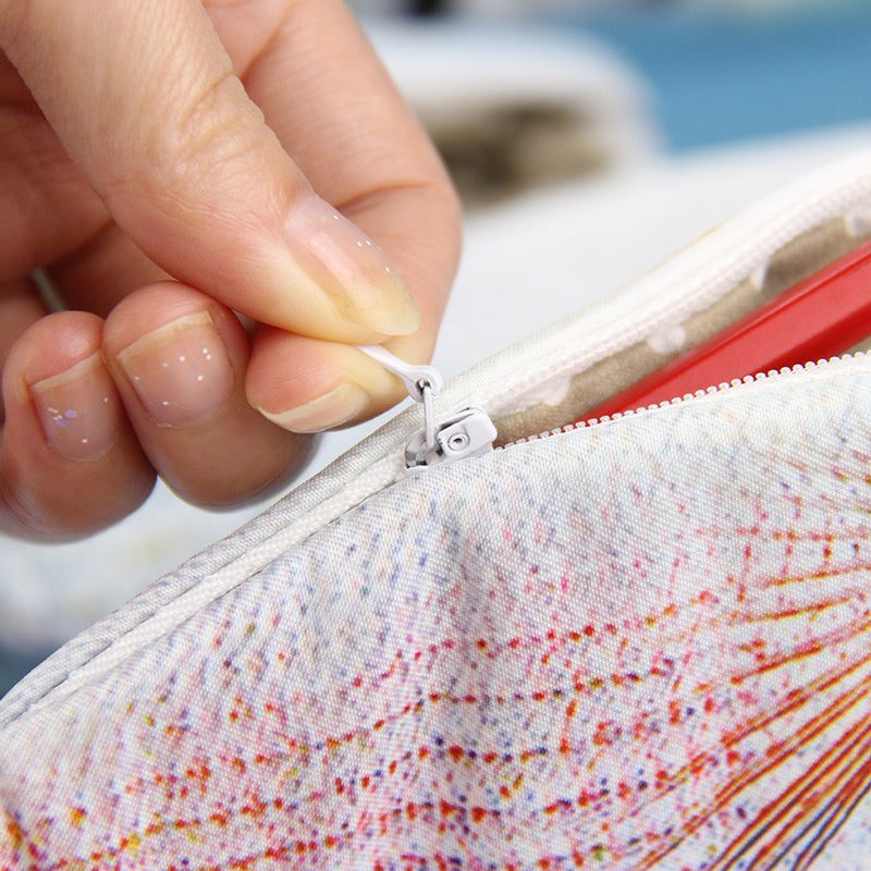 WAM PC-07 Fish Pencils Case Cute Simulation Cloth Plush Fish Pen Box Large Capacity School Stationer