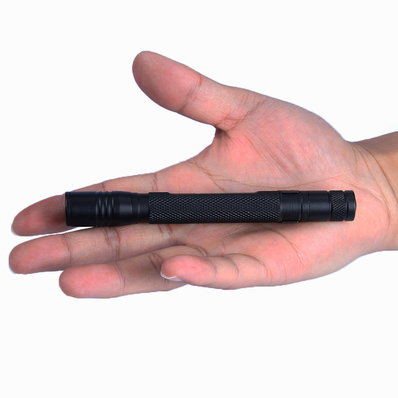 Skywolfeye B21 XPE 3Modes Zoomable LED Flashlight Pen AAA  Work Light Camping Hunting Emergency Lamp