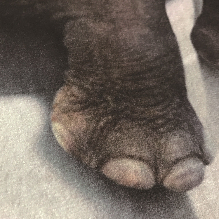 Honana Bathroom Rug Mats Set 3 Piece 3D Elephant Flannel Soft Anti-slip Shower Toilet Rug Floor Mat