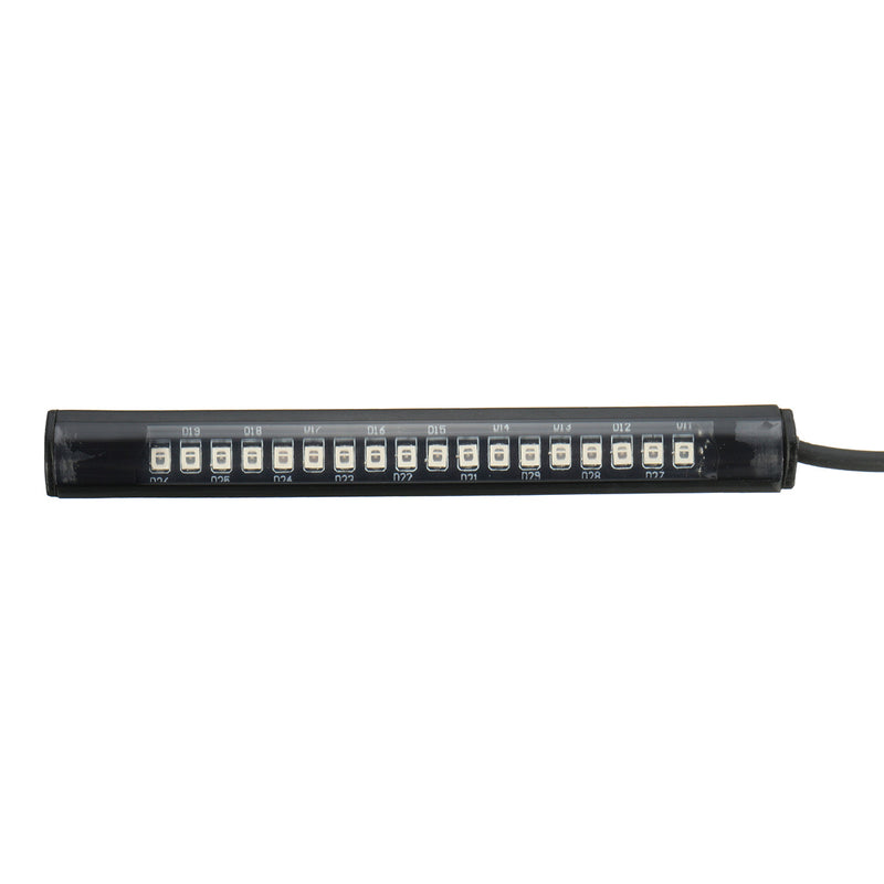 Flexible 18 LED Motorcycle ATV Tail Brake Stop Turn Signal Strip Light