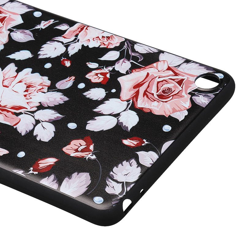 TPU Back Case Cover Tablet Case for Xiaomi Mipad 4 - Rose Version