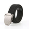 ZANLURE 130cm Fiber Belt Zinc Alloy Buckle Quick Release Tactical Belts