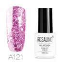 8 Colors Rose Gold Nail Gel Polish Glitter Soak-off UV Gel Varnish Nail Art Long-Lasting