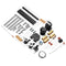 LCD 1602 DC 5V DIY Electronic Clock Kit Temperature Alarm Function With Acrylic Shell
