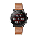 22mm Genuine Leather Watch Band Lack of Angle Watch Strap for Xiaomi Amazfit 2 Smart Watch