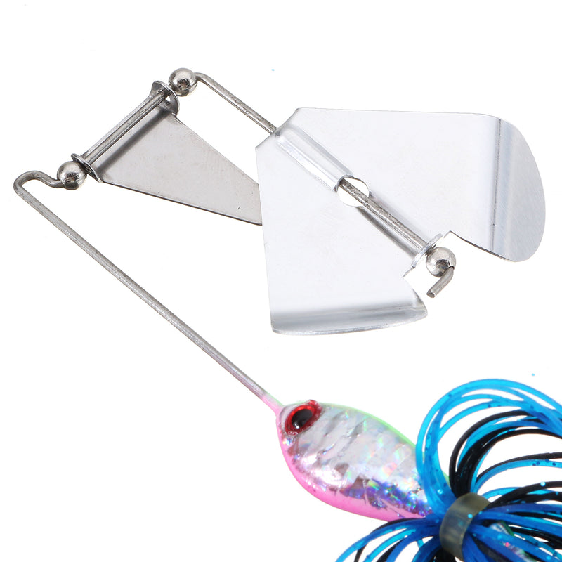 ZANLURE Metal 11cm 50g Buzz Fishing Lure Spinner Baits With Lead Head Crank Hook