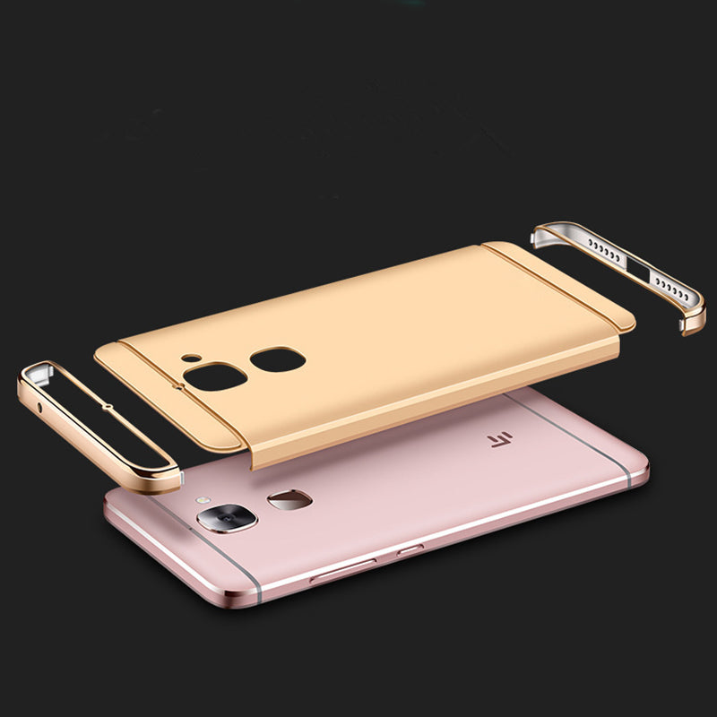 Bakeey Ultra-thin 3 in 1 Plating Frame Splicing PC Hard Protective Case For LeEco LeTV Le 2 / LeEco LeTV Le 2 Pro / LeEco LeTV Le S3