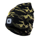 Xmund XD-HL3 4 LED 3 Modes Bright Lighted Cap Winter Warm Cycling Hunting Knitted Hat