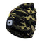 Xmund XD-HL3 4 LED 3 Modes Bright Lighted Cap Winter Warm Cycling Hunting Knitted Hat