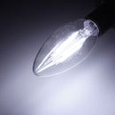 Dimmable E14 4W COB Edison Filament Bulb LED 400Lm Candle  Light Candle AC220V