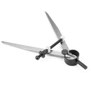 Spacing Compass Wing Divider Rotating Scriber Edge Creaser Leather Drafting Tools Kit
