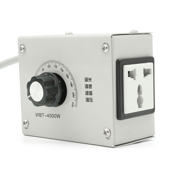 4000W AC 220V Variable Voltage Controller for Fan Speed Motor Temperature Dimmer