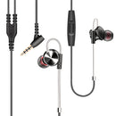 FONGE W3 In-ear Sport Magnetic Adsorption Wired Bass Earphone Headphone With Mic