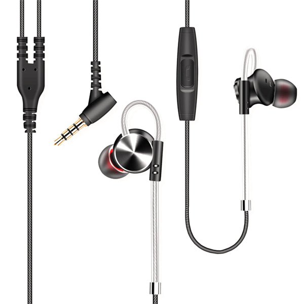 FONGE W3 In-ear Sport Magnetic Adsorption Wired Bass Earphone Headphone With Mic