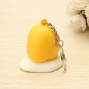 Simulation Egg Yolk Resin Crafts Ornaments With String For Cell Phone Decoration Toys