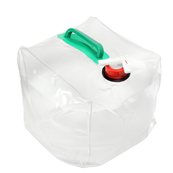 Easy Camp Folding Water Carrier Container Bag Bottle 10L Transparent LDPE
