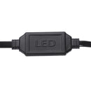 2Pcs 30/45/60CM Soft Switchback Sequential Signa Lamp Headlight Kit LED Strip DRL Light