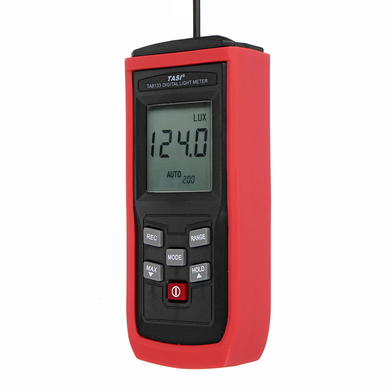 TA8133 Handheld Digital Luxmeter illuminance Photometer Light Meter 200000Lux Lux/FC illuminometer