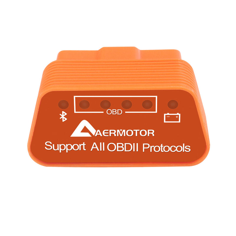 Aermotor ELM327 bluetooth 4.0 OBD Car Fault Detector Diagnostic Scanner OBD2 for Android/IOS/PC