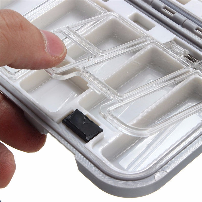 Waterproof Compartments Fly Fishing Lures Case Hooks Box Fishing Accessories