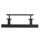 12 Inch Rustic Barn Door Handle for Sliding Door Barn Door Hardware Black Door Pull Plate Antique Long Base Gate Handles Pulls Push