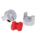 Machifit 5mm Aluminum Coupler Connector OD25mm x L30mm CNC Stepper Motor Shaft Coupling