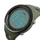 SKMEI 1246 Outdoor Alarm Chronograph Double Time Swimming Sport Men Digital Watch