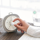 IPRee 5V 4W Mini USB Desktop Fan 3 Cooling Wind Speed Cooler LED Night Light Outdoor Travel