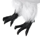 Feather Lifelike Owl Ornaments Garden Home Decorations