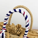 Women Straw Rattan Beach Bag Crossbody Messenger Handbag Tote Outdoor Travel