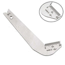 Effetool 118 Degree Drill Bits Angle Gauge Stainless Steel Corner Front Edge Gauge Measuring Tool