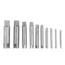 Drillpro 10Pcs Damaged Nut Bolt Remover Stud Extractor Set Broken Screw Removal Kit Screw Extractor