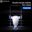 Cafele Metal Gravity Linkage Automatic Lock Air Vent 360 Rotation Car Phone Holder For 4.0-6.5 Inch Smart Phone