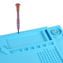 DANIU 45x30cm Magnetic Heat Insulation Silicone Pad Desk Mat Maintenance Platform with Magnetic Section