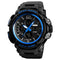 SKMEI 1343 Digital Watch Dual Display Chronograph 3 Time Waterproof Alarm Digital Quartz Wrist Watch