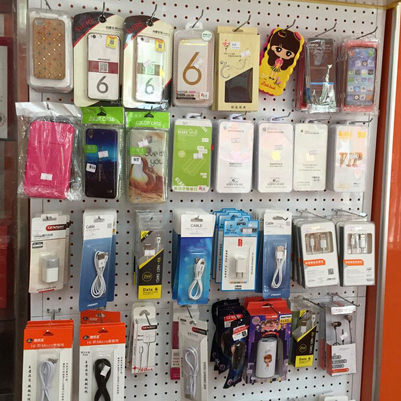 25pcs  100mm Pedboard Hook Board Wall Retail Display Shop Peg Slat Walling