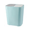 2 Compartments Trash Can Recycle Waste Bins with Push Button For Office Home Bathroom Kitchen