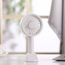 Handheld Table Lamp Fan Mini Portable USB Charging Mobile Phone Holder Desktop 3 in 1 Lighting