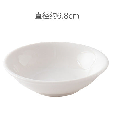 Creative household ceramic sauce dish Japanese tableware seasoning dessert dish sauce dish vinegar dish dumplings bones small dish