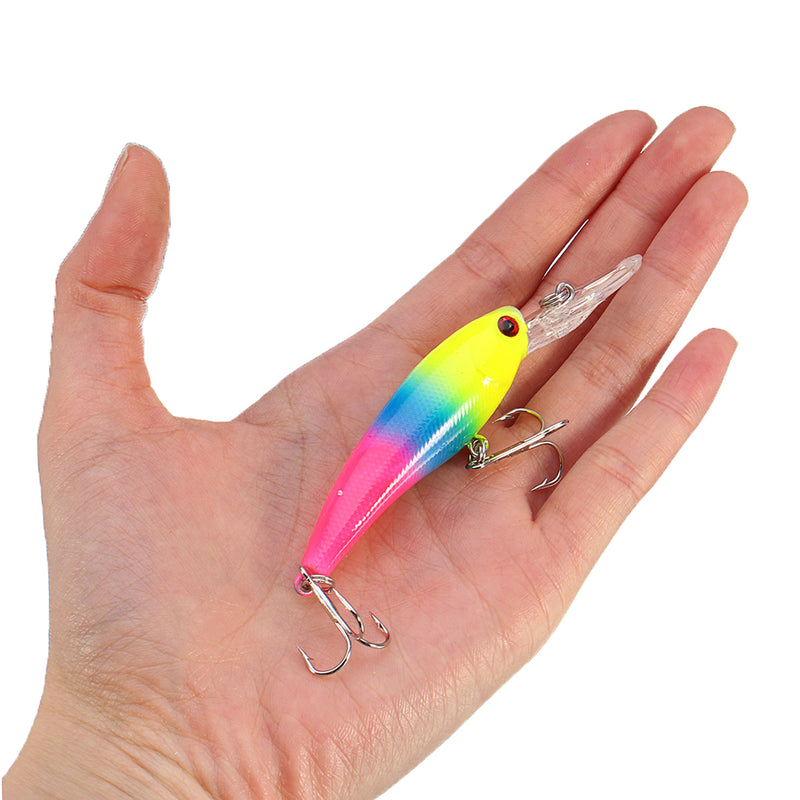 ZANLURE 20pcs 9cm/9.65cm 8.3g/7.7g Minnow Fishing Lure 1.2-2.1m Depth Sea Fishing Hard Baits