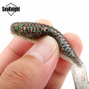 SeaKnight SL008 6pcs/lot 3.6g 70mm/2.7in Wobbler Soft Fishing Lure Maggots Worm Bass Drongo Lures
