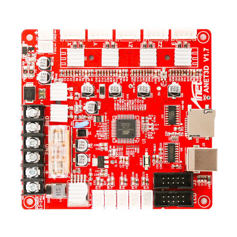 Anet Upgraded E16 A8 MainBoard MotherBoard Support RepRap Ramps1.4 A8 Main Control Board DIY for 3D Printer