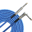 FLGW-24 3m Guitar Cable 6.5mm Jack Audio Cable for Guitar Mixer Amplifier Bass