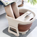 Foldable Foot Spa Therapeutic Relaxing Massage Bucket Hot Water Tub Soak Bubble Bath Health Care